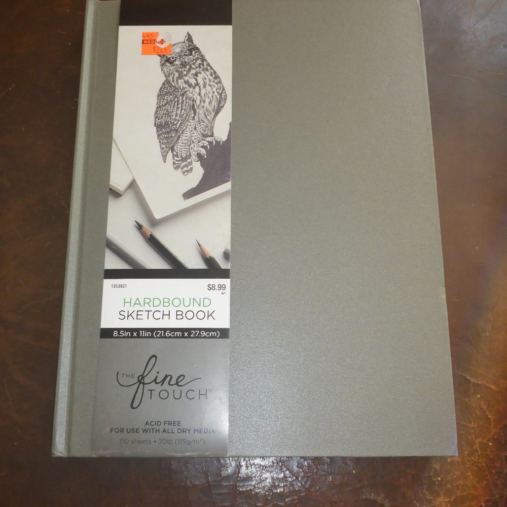 Hardbound Sketch Book 8.5in x 11in - 110 Pages